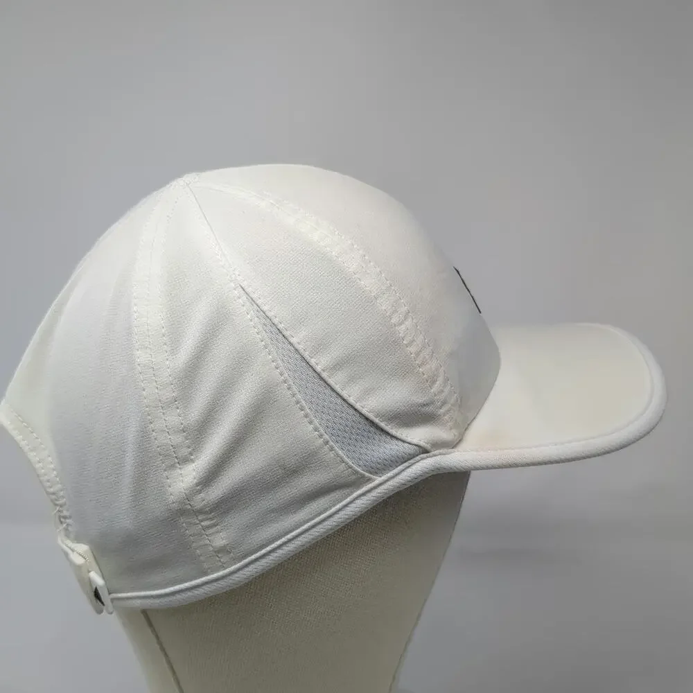 Adidas Baseball Cap White One Size Climalite Mesh Performance Athletic Golf Hat
